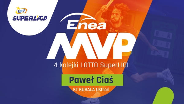 Paweł Ciaś wyróżniony Enea MVP 4. Kolejki