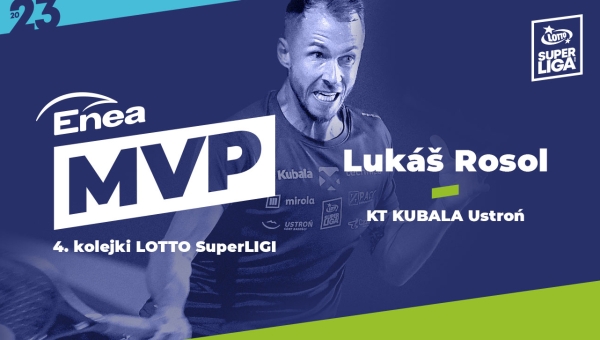 Lukas Rosol is the winner of Enea MVP of the 4th round