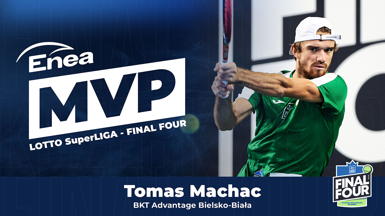 Tomas Machac z tytułem Enea MVP FINAL FOUR